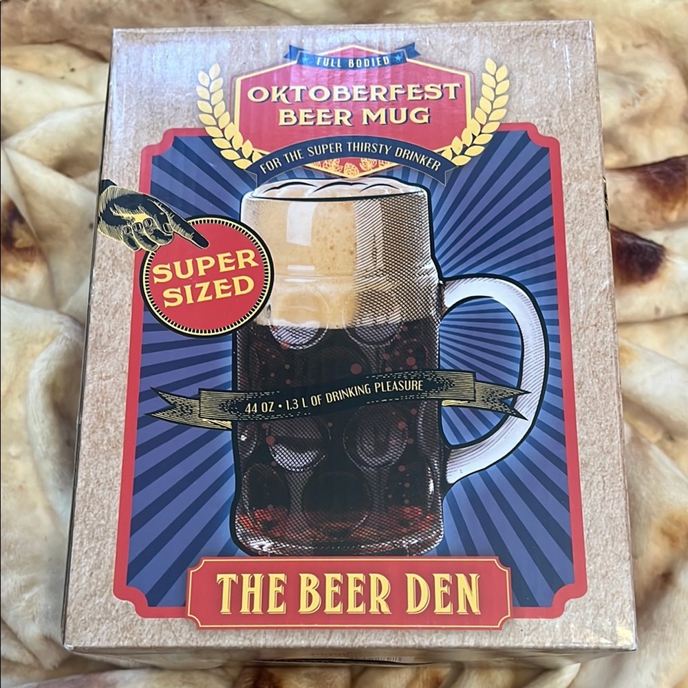 Oktoberfest Beer Mug - Super Sized Glass